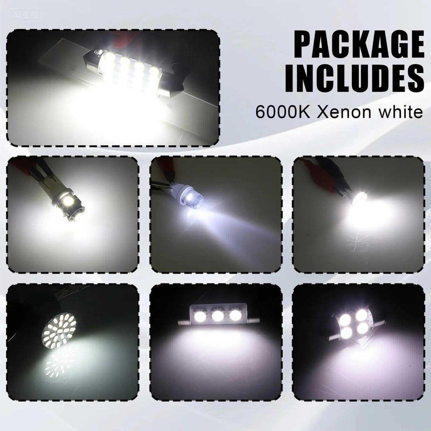 💡70 & 42 Pcs Interior Car Light Kit