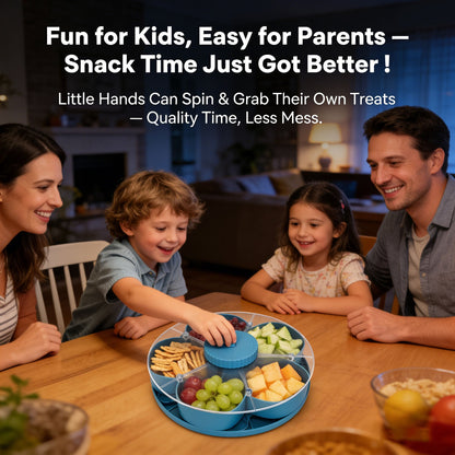 🎁Buy 2 Get Free Shipping！Rotating Snack Serving Tray – Make Every Party More Organized & Fun