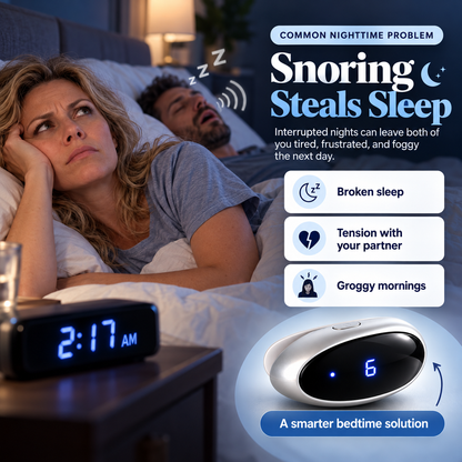 💤Under-Chin Snoring Support Device – Compact 6-Level Adjustable Sleep Accessory