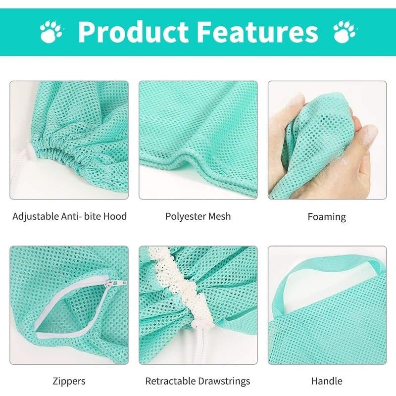 Hot Sale on Pet Supplies🐾🐶Cat Bathing & Grooming Bag – Adjustable, Breathable, Anti-Bite & Anti-Scratch Design
