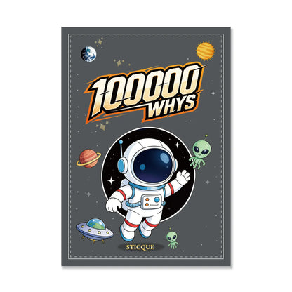 📚 100,000 Whys Kids Learning Notebook – Fun Educational Journal for Curious Young Minds