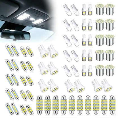 💡70 & 42 Pcs Interior Car Light Kit