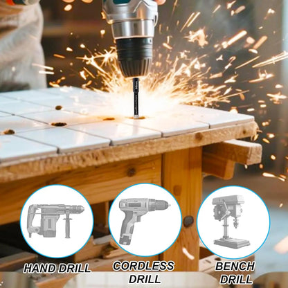 6-Piece Diamond Drill Bit Set for Tile & Stone