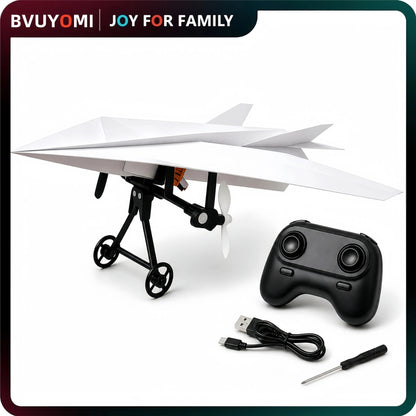 ✈️RC Powered Paper Airplane Kit – Build, Control & Fly Your Own Plane