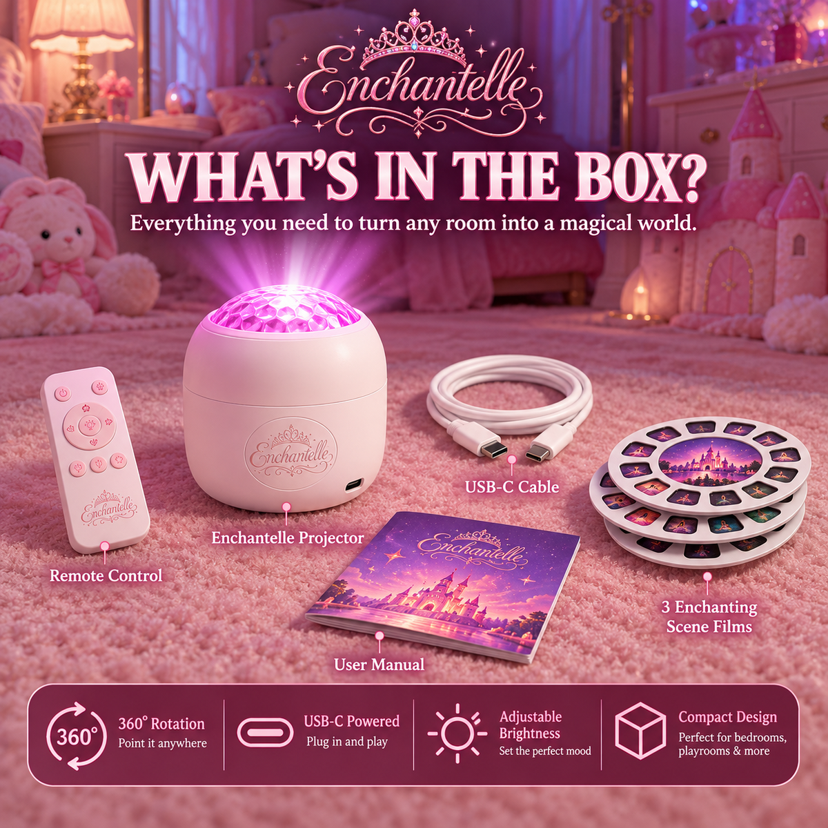 Magical Fantasy Room Projector – product image 2
