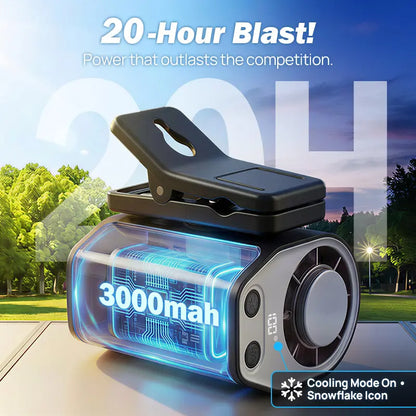 🔥2026 Car Clip On Fan with LED Display