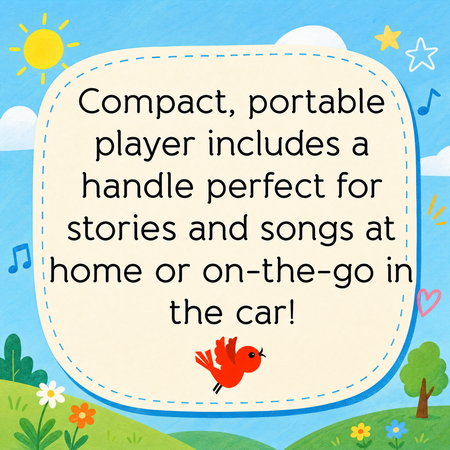 🎁Bible Stories and Songs: Portable Electronic Player with 11 Books