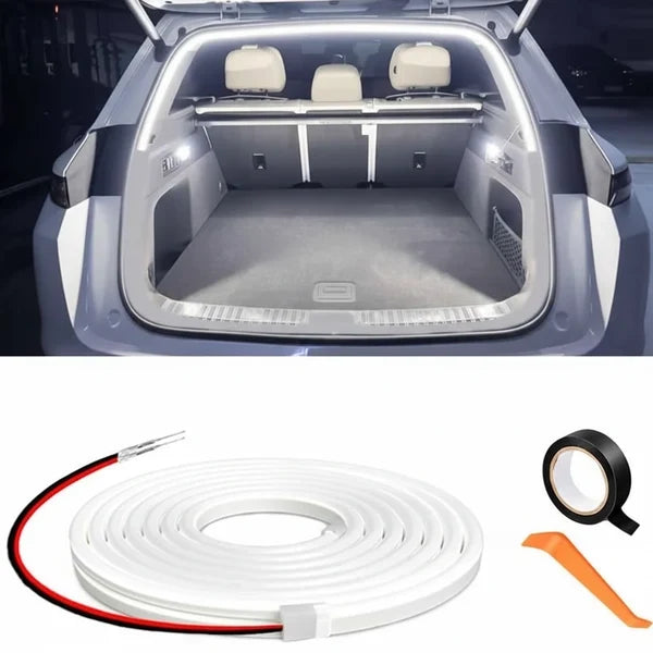 Universal Car Trunk LED Light Strip – Automatic Plug & Play Cargo Lighting
