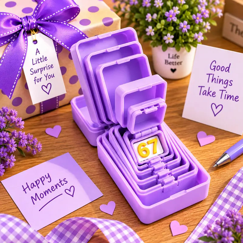 🎁😱 Surprise Nesting Gift Box – Reusable Multi-Layer Prank Gift Box