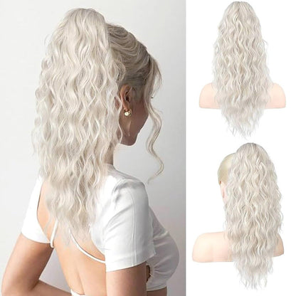 Instant Glam Curly Claw Clip Ponytail Extension|Add Gorgeous Volume & Length In Seconds