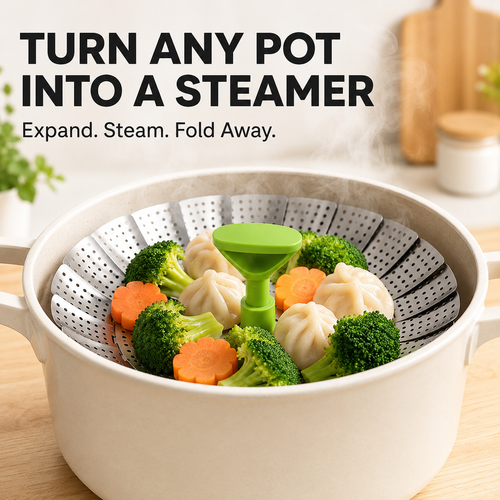 Expandable Steamer Basket – Turn Any Pot Into a Steamer