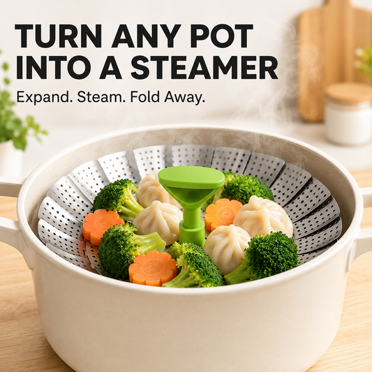 Expandable Steamer Basket – Turn Any Pot Into a Steamer