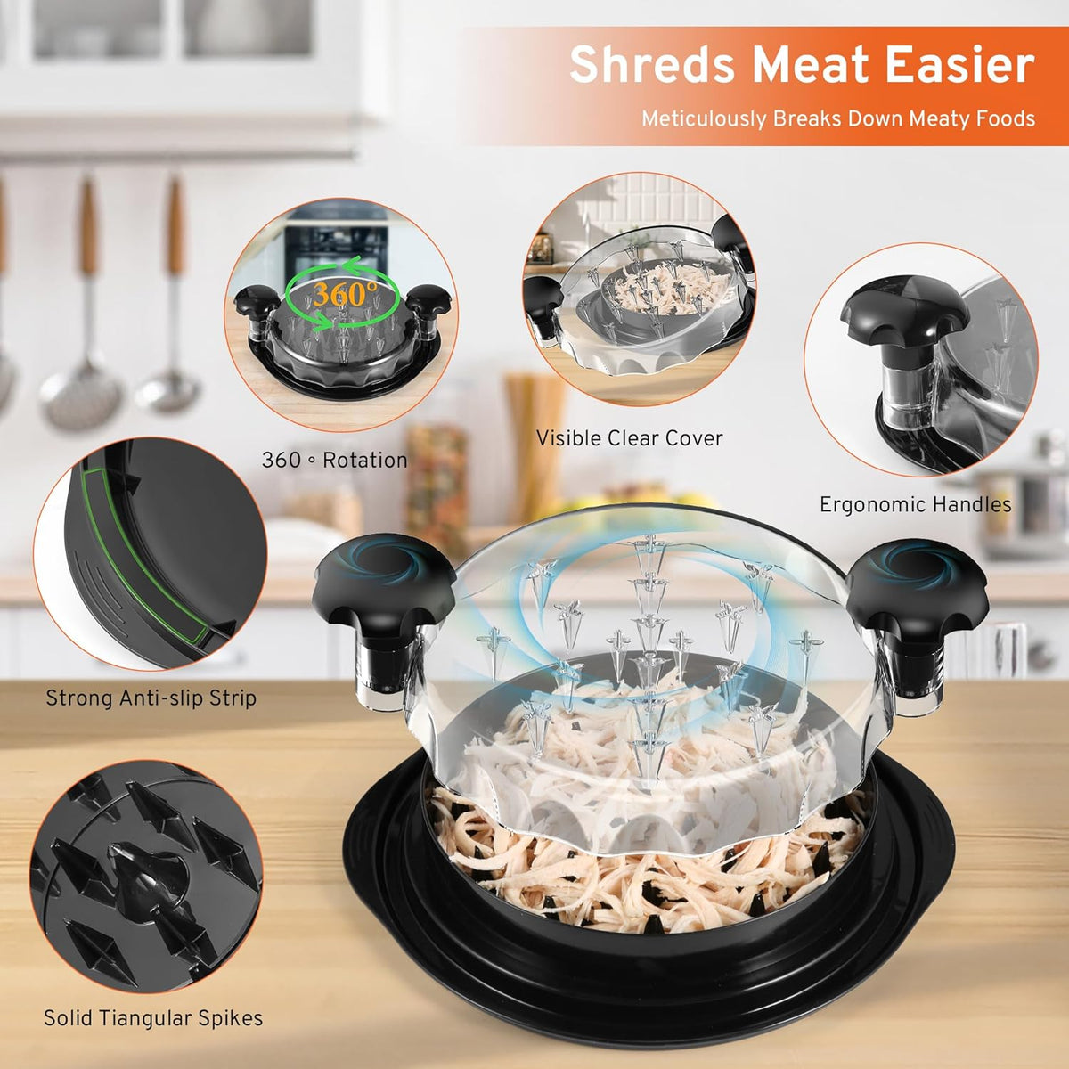 Chicken Shredder Large Chicken Breast Shredder Tool