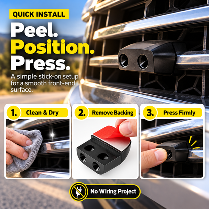 🚗🦌 Wind-Activated Deer Warning Whistles 🌬️🔊 | 4/8 PCS Wildlife Alert Car Accessories 🛡️✨ | Easy Stick-On Installation 🔧🚙 | For Cars, Trucks, SUVs, RVs & Motorcycles 🛻🏍️