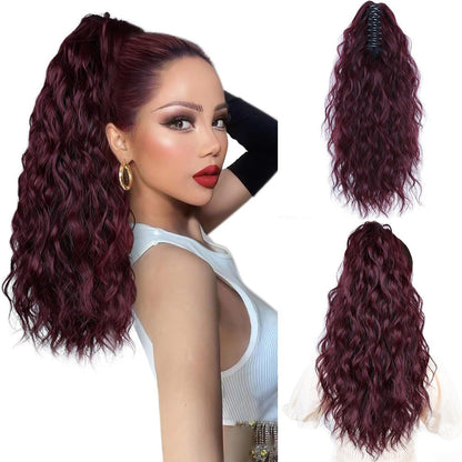 Instant Glam Curly Claw Clip Ponytail Extension|Add Gorgeous Volume & Length In Seconds