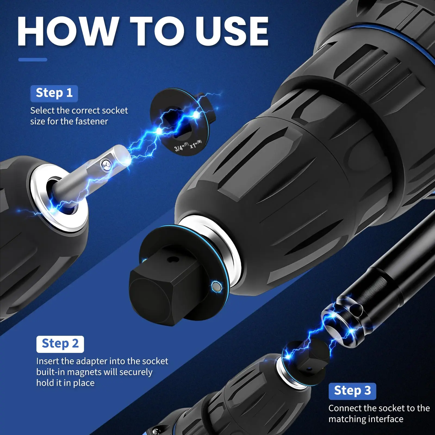 🔥 Heavy-Duty Low Profile Impact Socket Adapter Set | New 2026 Version.