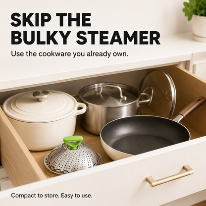 Expandable Steamer Basket – Turn Any Pot Into a Steamer