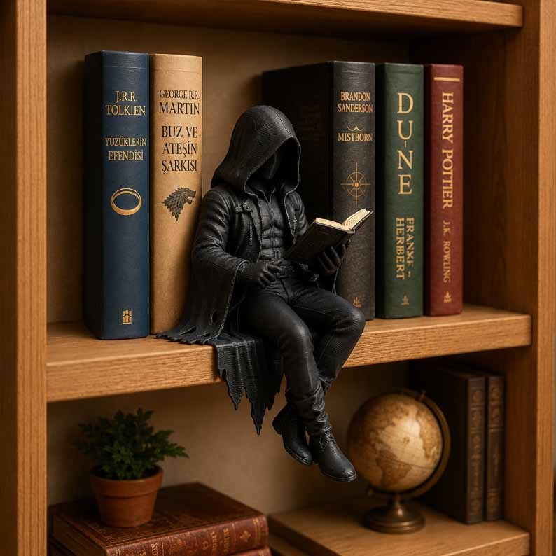 🎁Last Day 50% OFF - Gothic Dark Fantasy Figure – A Quiet Guardian for Your Stories