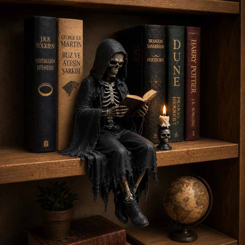 🎁Last Day 50% OFF - Gothic Dark Fantasy Figure – A Quiet Guardian for Your Stories