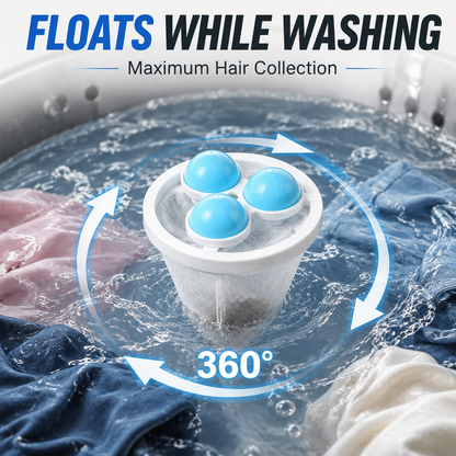 🐾 3-Pack  Floating Pet Hair Laundry Filter Bags | Reusable Lint Catcher