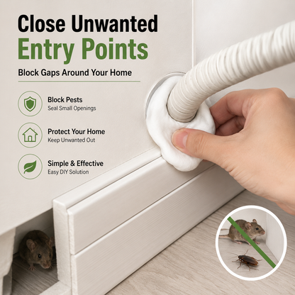 Wall Hole Repair Sealant Putty for AC Pipe Gaps, Wall Cracks & Plumbing Repairs
