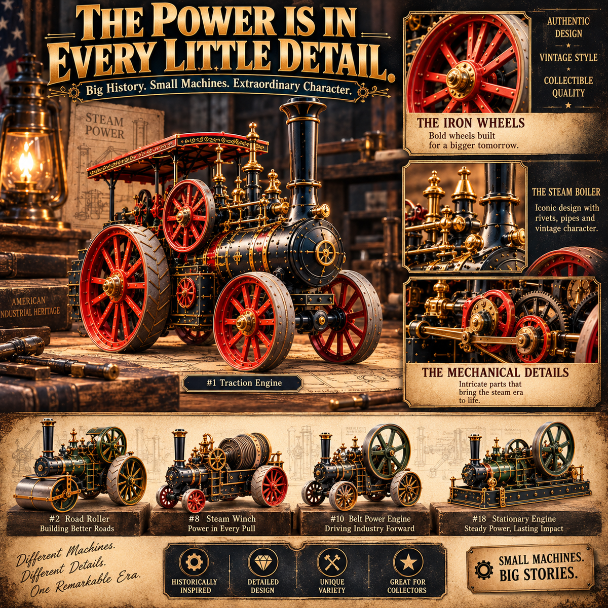 🔥 Ready to Fire Up the Past?! 🚂 2026 Steam-Powered America – 24 Days of Iron Giants & Legendary Machines!