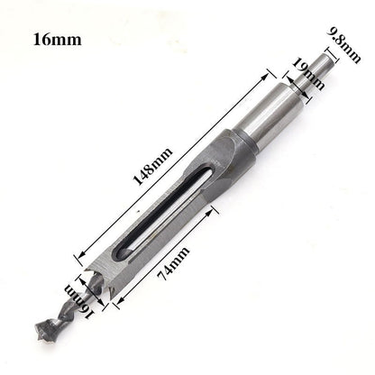 Square Hole Mortise Chisel Drill Bit for Woodworking