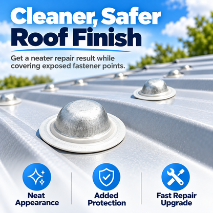 🏠🔩 Waterproof Metal Roof Screw Caps – Leakproof Roofing Fastener Covers 🌧️💧 | Rust Protection & Easy Installation 🛠️✨ | 20/30 PCS