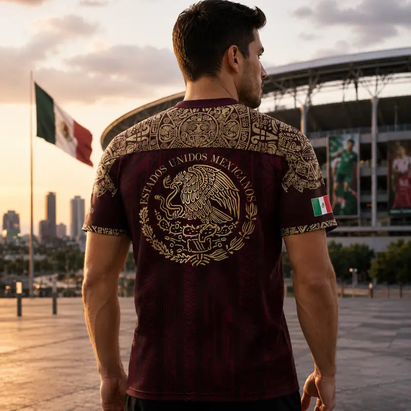 Mexico Heritage Eagle Jersey | Premium Aztec Performance Shirt S-5XL