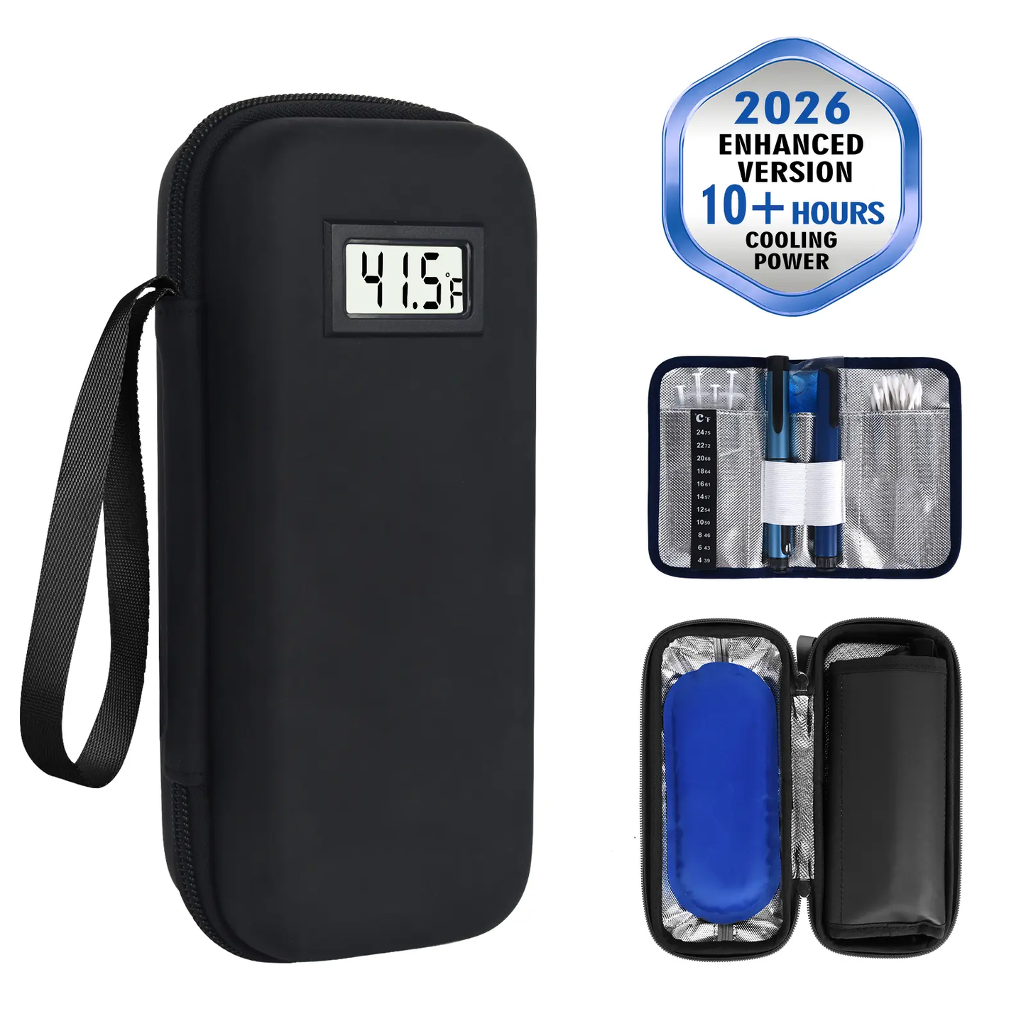 🔥 HOT SALE 49% OFF 🔥Insulin Cooler Travel Case with Temperature Display