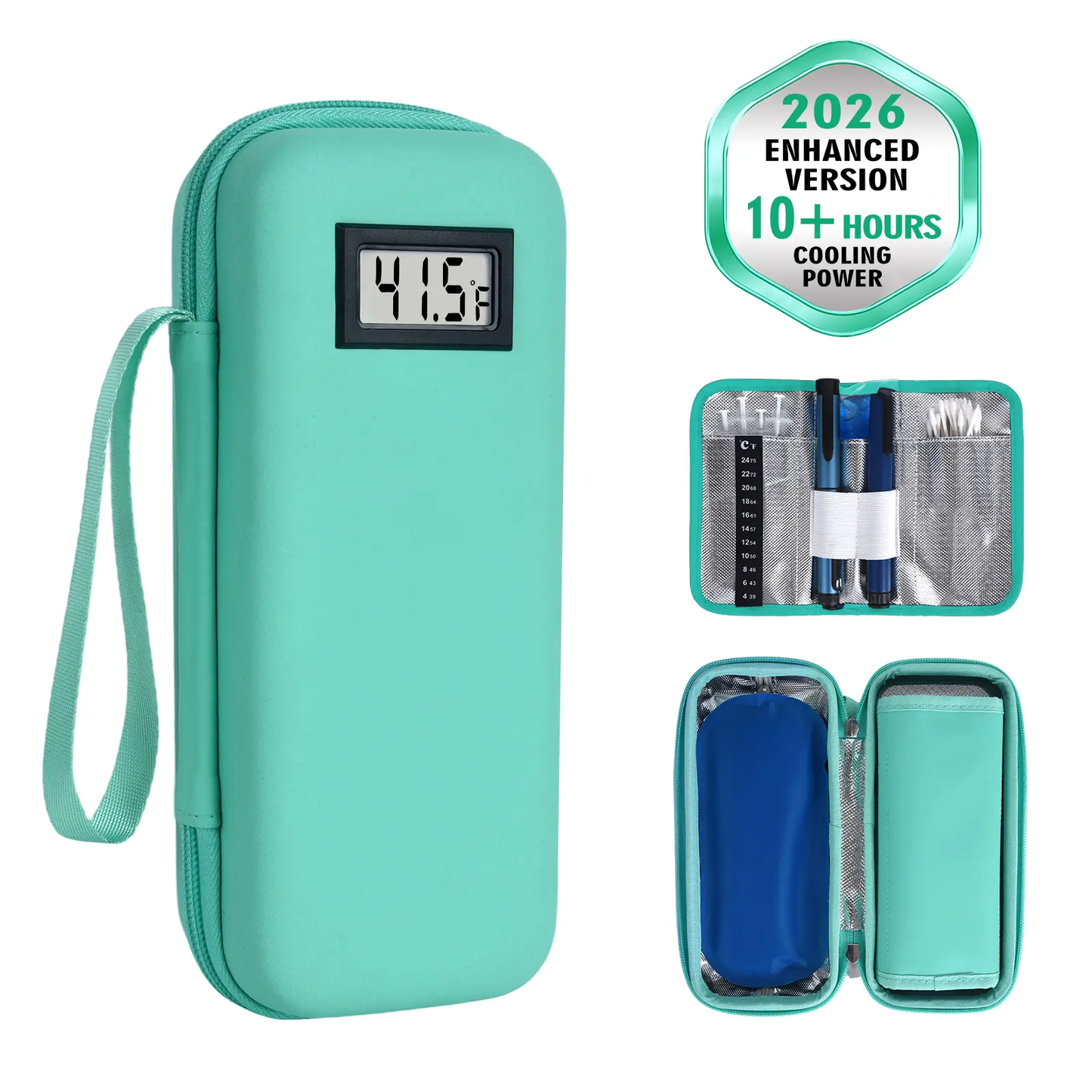 🔥 HOT SALE 49% OFF 🔥Insulin Cooler Travel Case with Temperature Display