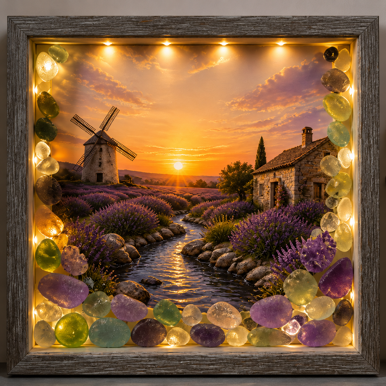 Framed Glowing Landscape Night Light-Bring Nature’s Glow Into Your Home