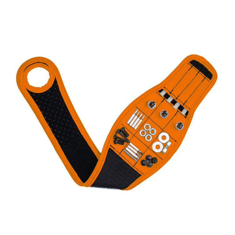 Magnetic Wristband with 9 Strong Magnets | Hands-Free Tool Holder for DIY & Woodworking