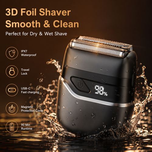 ⚡ Precision Titanium Foil Shaver