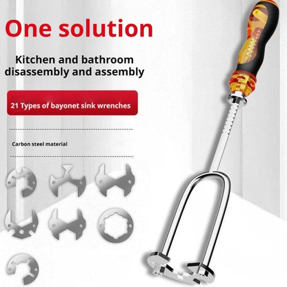Multi-Functional Sink & Plumbing Wrench Set