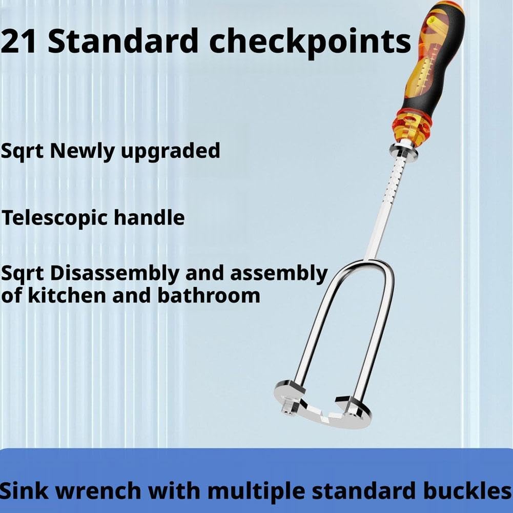 Multi-Functional Sink & Plumbing Wrench Set