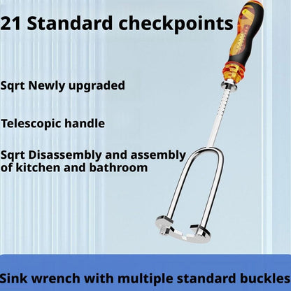 Multi-Functional Sink & Plumbing Wrench Set