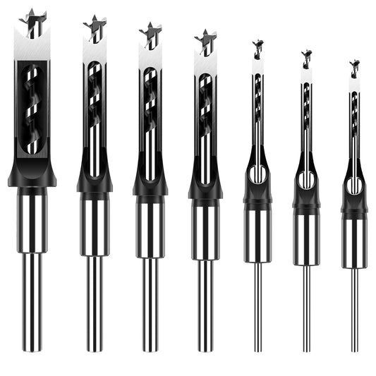 Square Hole Mortise Chisel Drill Bit for Woodworking