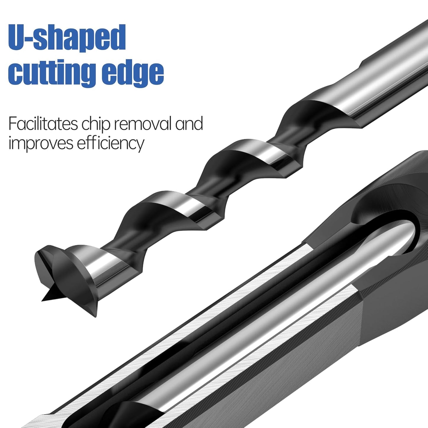 Square Hole Mortise Chisel Drill Bit for Woodworking