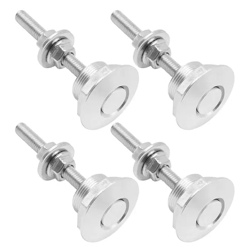 🔩🔥4-Pack Aluminum Quick Release Panel Latches – 1.25" Push-Button Fasteners