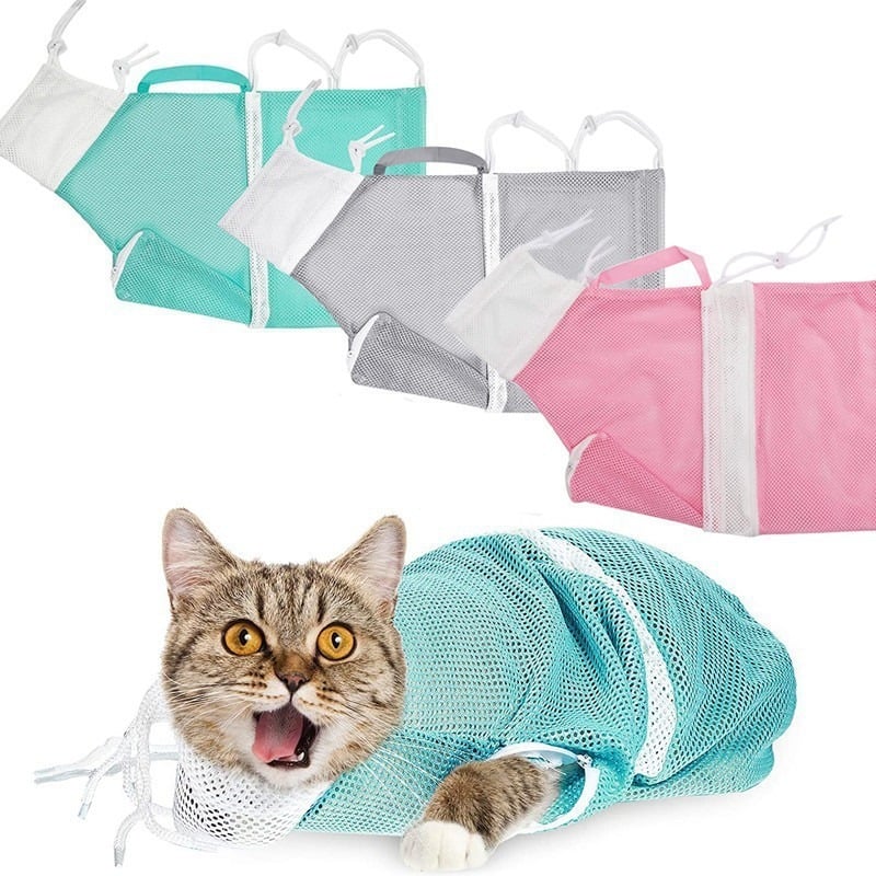 Hot Sale on Pet Supplies🐾🐶Cat Bathing & Grooming Bag – Adjustable, Breathable, Anti-Bite & Anti-Scratch Design