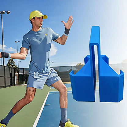 Dual-Slot Tennis Net Post Phone Mount for Match Recording