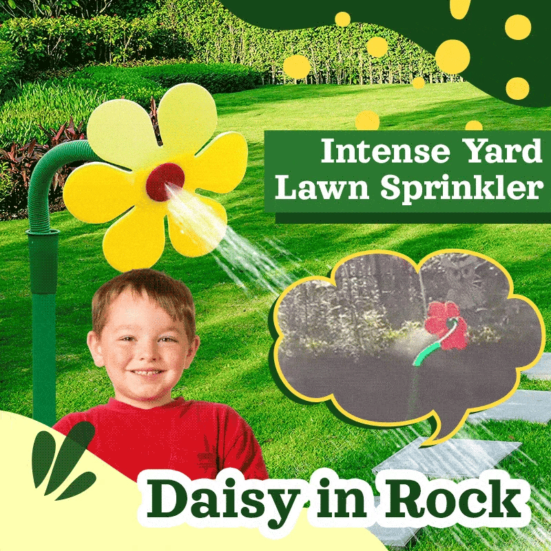🔥Daisy Garden Sprinkler – Dancing Water Sprinkler for Kids, Pets & Lawns