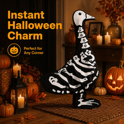 Halloween Goose Skeleton Costume for Porch
