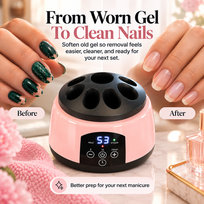 💅Electric Gel Nail Polish Steam Remover – At-Home Manicure Removal Device