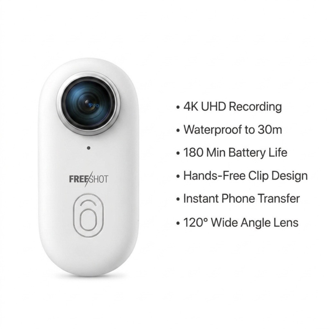 ShotFree - 4K Wearable Camera