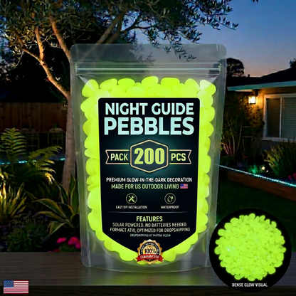 🔥LAST DAY SALE 49%OFF🔥🌈Colorful Glow-in-the-Dark Garden Stones