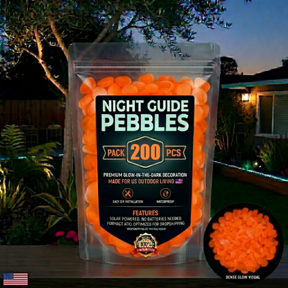 🔥LAST DAY SALE 49%OFF🔥🌈Colorful Glow-in-the-Dark Garden Stones