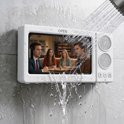 🎖️Waterproof Touch Screen Phone Bluetooth Speaker For Bathroom