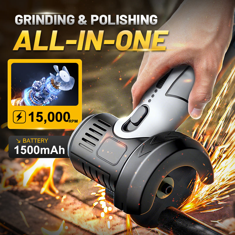 ⚙️Cordless Electric Angle Grinder – 3-in-1 Cutting, Grinding & Polishing Tool